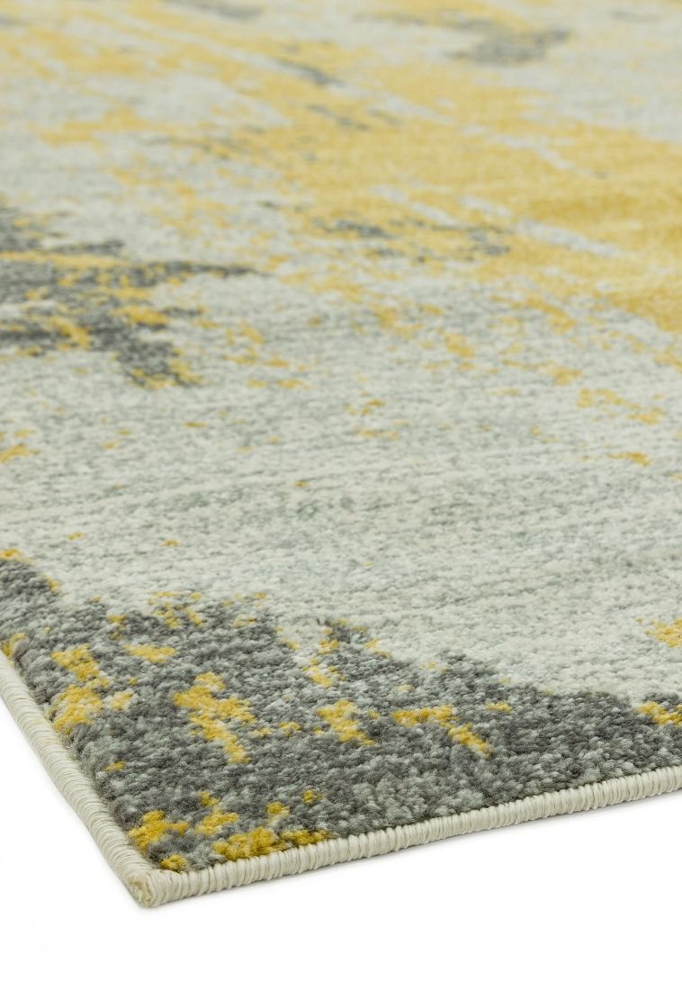 Nova Abstract Rug - Painterly Ochre NV18