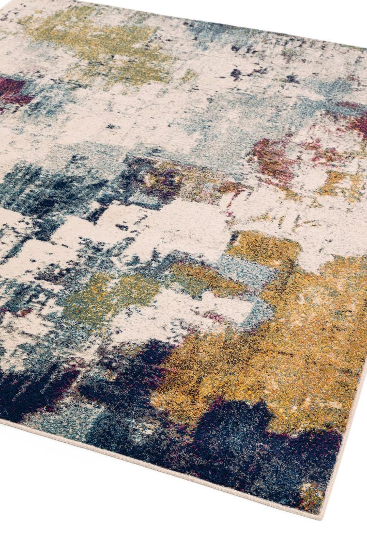 Nova Modern Rug - Abstract Mustard NV22 Nova Modern Rug - Abstract Mustard NV22