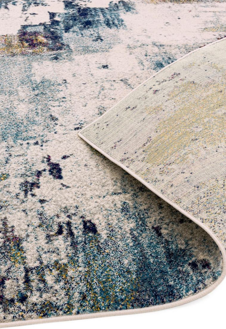 Nova Modern Rug - Abstract Mustard NV22