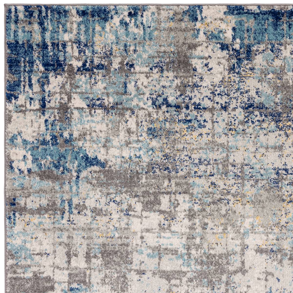 Nova Abstract Rug - Illusion Blue NV40