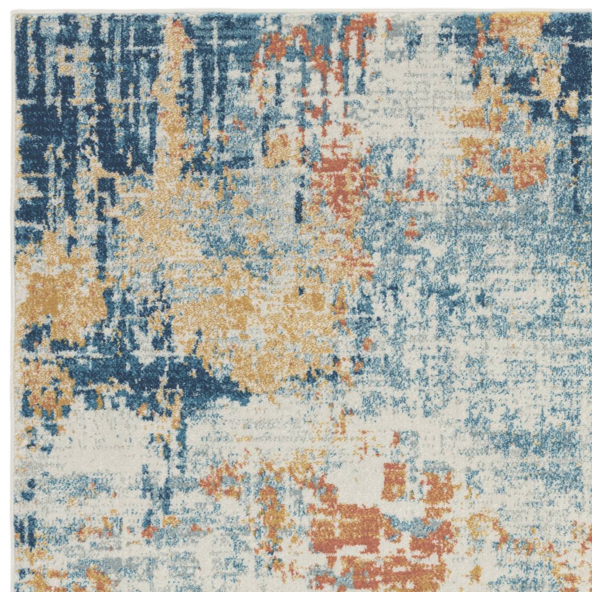 Nova Abstract Rug - Illusion Ochre NV39