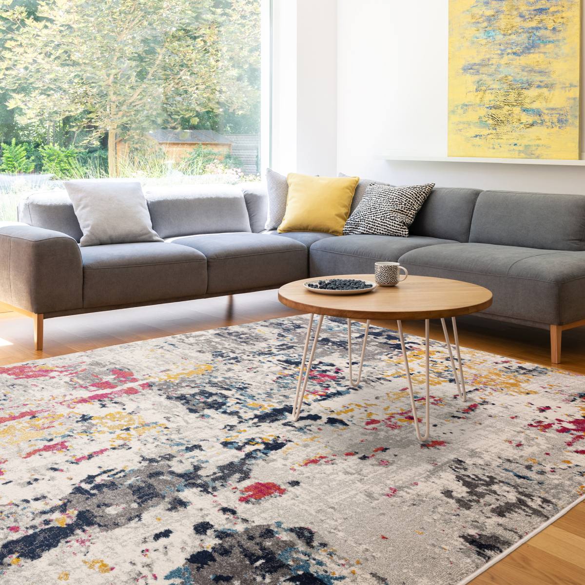 Nova Abstract Rug - Pastel Multi NV38