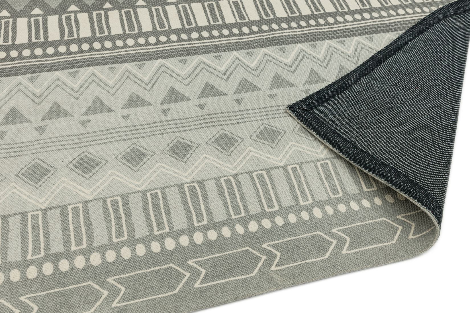 Onix Cotton Rug - Tribal Mix Grey Onix Cotton Rug - Tribal Mix Grey