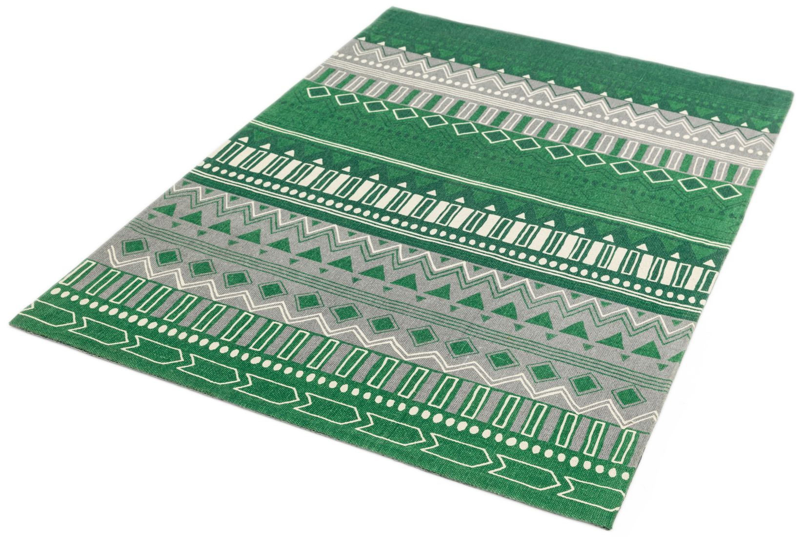 Onix Cotton Rug - Tribal Mix Green Onix Cotton Rug - Tribal Mix Green