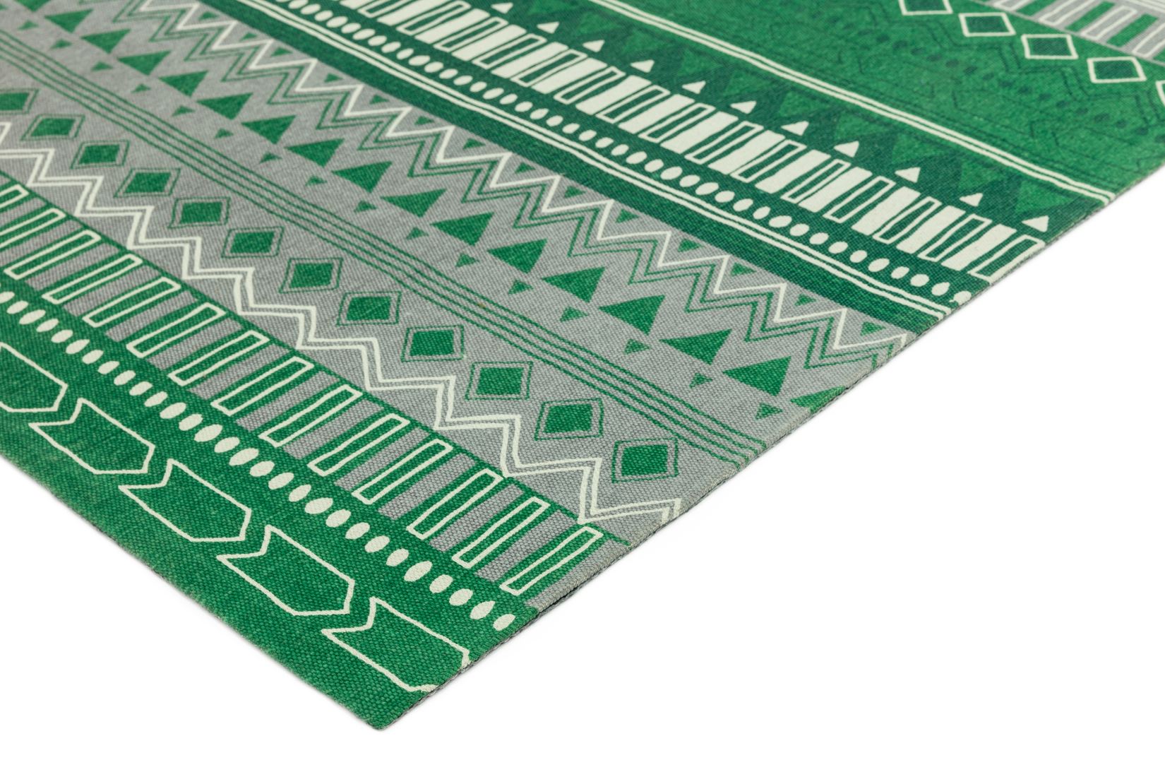 Onix Cotton Rug - Tribal Mix Green Onix Cotton Rug - Tribal Mix Green