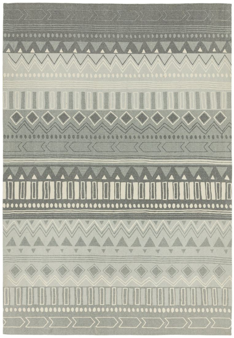 Onix Cotton Rug - Tribal Mix Grey Onix Cotton Rug - Tribal Mix Grey