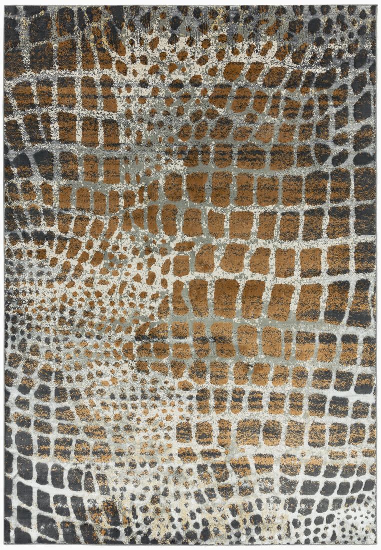 Quantum High Shine Animal Print Rug - Giraffe QU02 Quantum High Shine Animal Print Rug - Giraffe QU02
