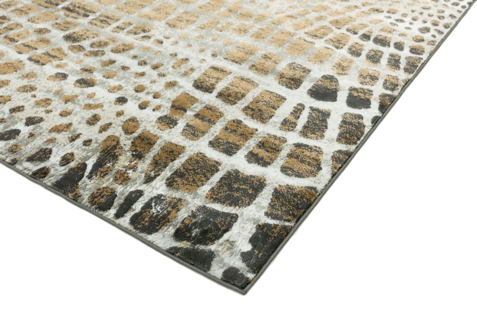 Quantum High Shine Animal Print Rug - Giraffe QU02