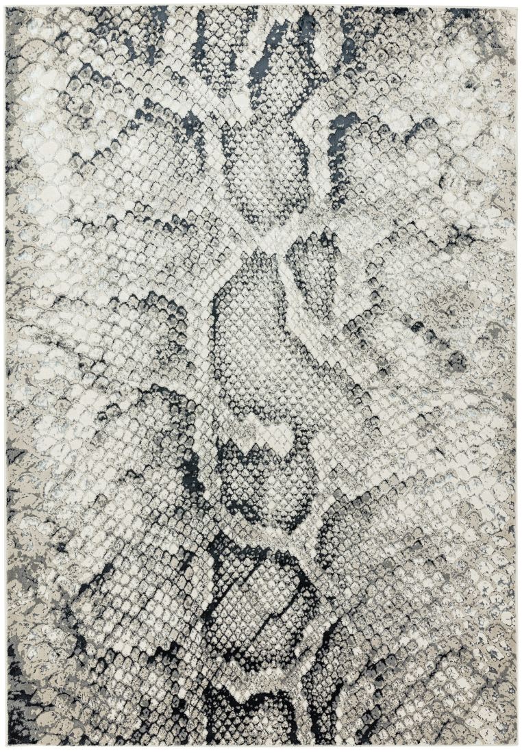 Quantum High Shine Animal Print Rug - Snake Quantum High Shine Animal Print Rug - Snake