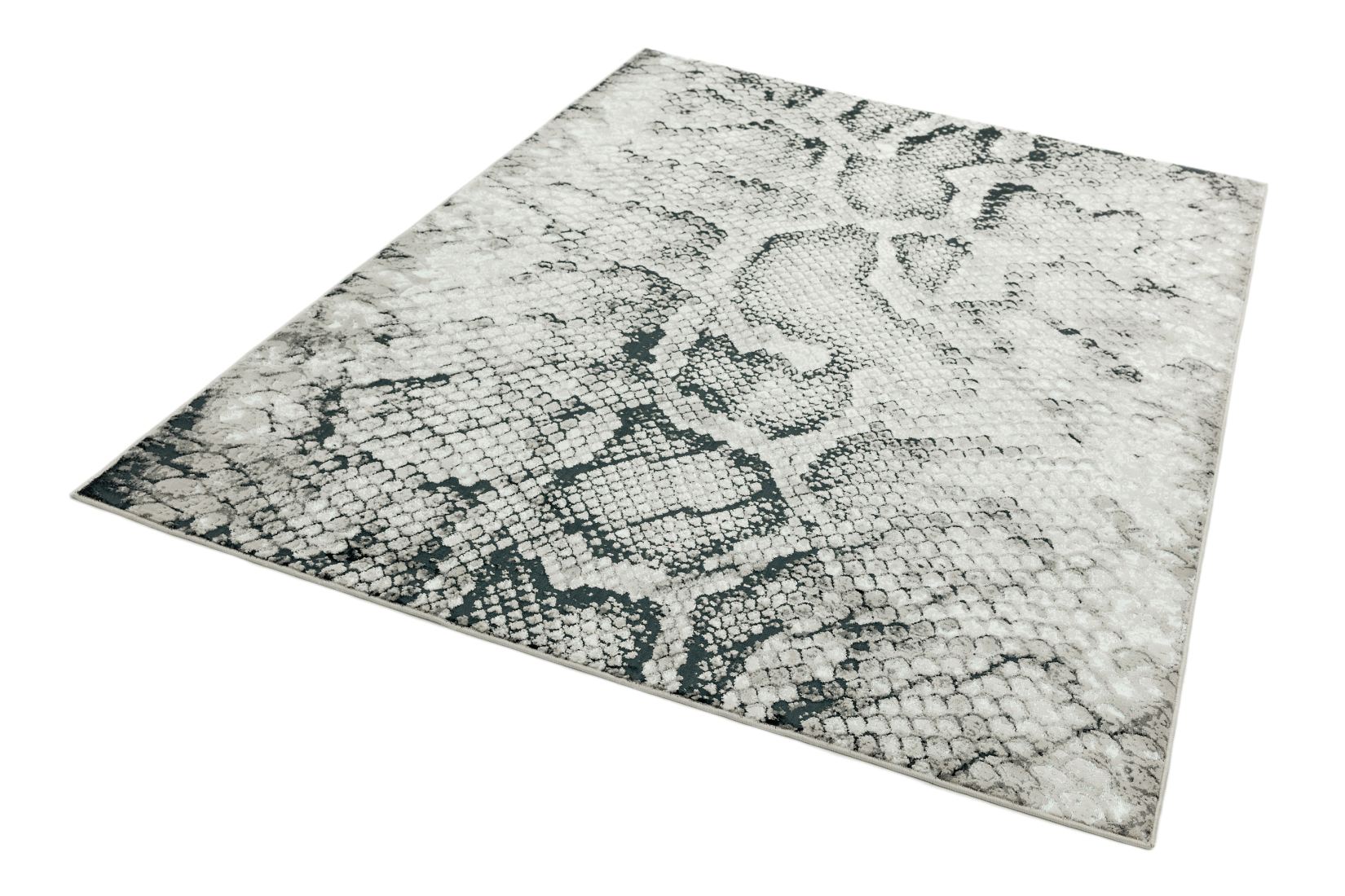 Quantum High Shine Animal Print Rug - Snake Quantum High Shine Animal Print Rug - Snake