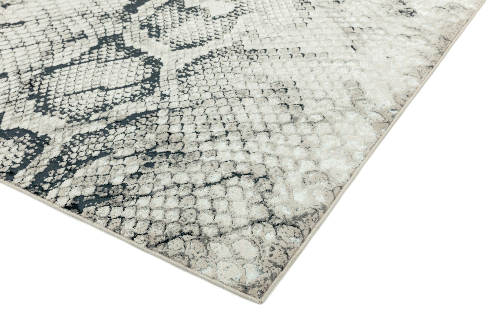 Quantum High Shine Animal Print Rug - Snake Quantum High Shine Animal Print Rug - Snake