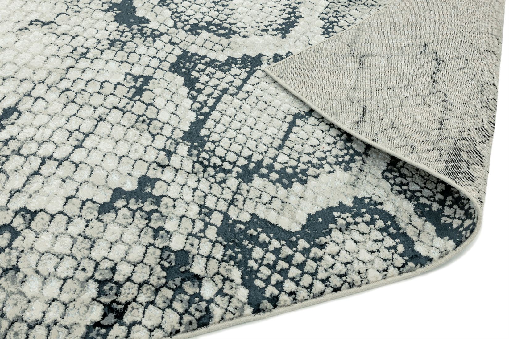 Quantum High Shine Animal Print Rug - Snake Quantum High Shine Animal Print Rug - Snake