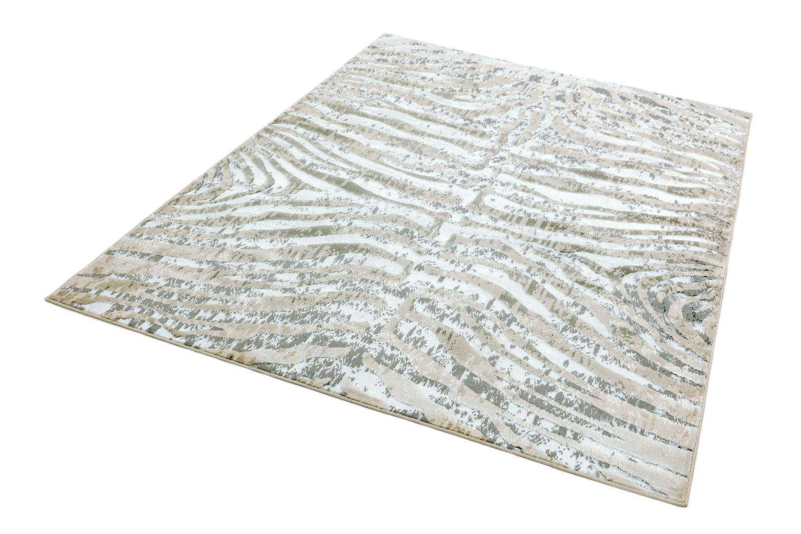 Quantum High Shine Animal Print Rug - Zebra QU04 Quantum High Shine Animal Print Rug - Zebra QU04