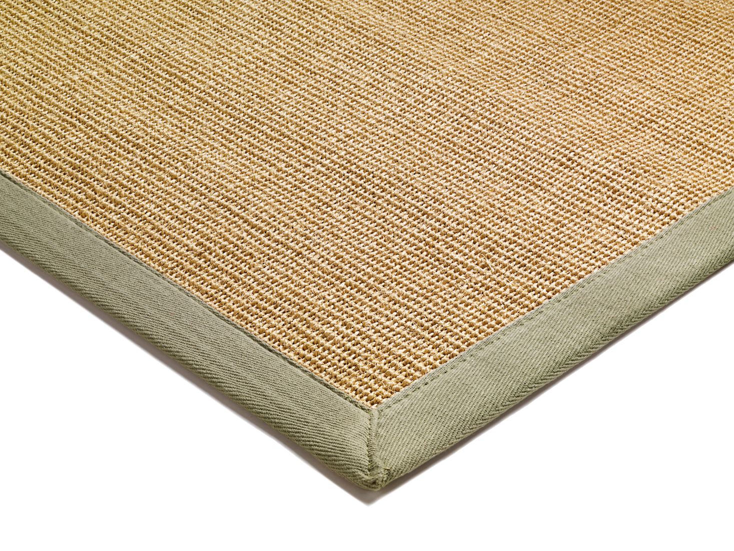 Sisal Anti Slip Hardwearing Runner - Linen/Linen