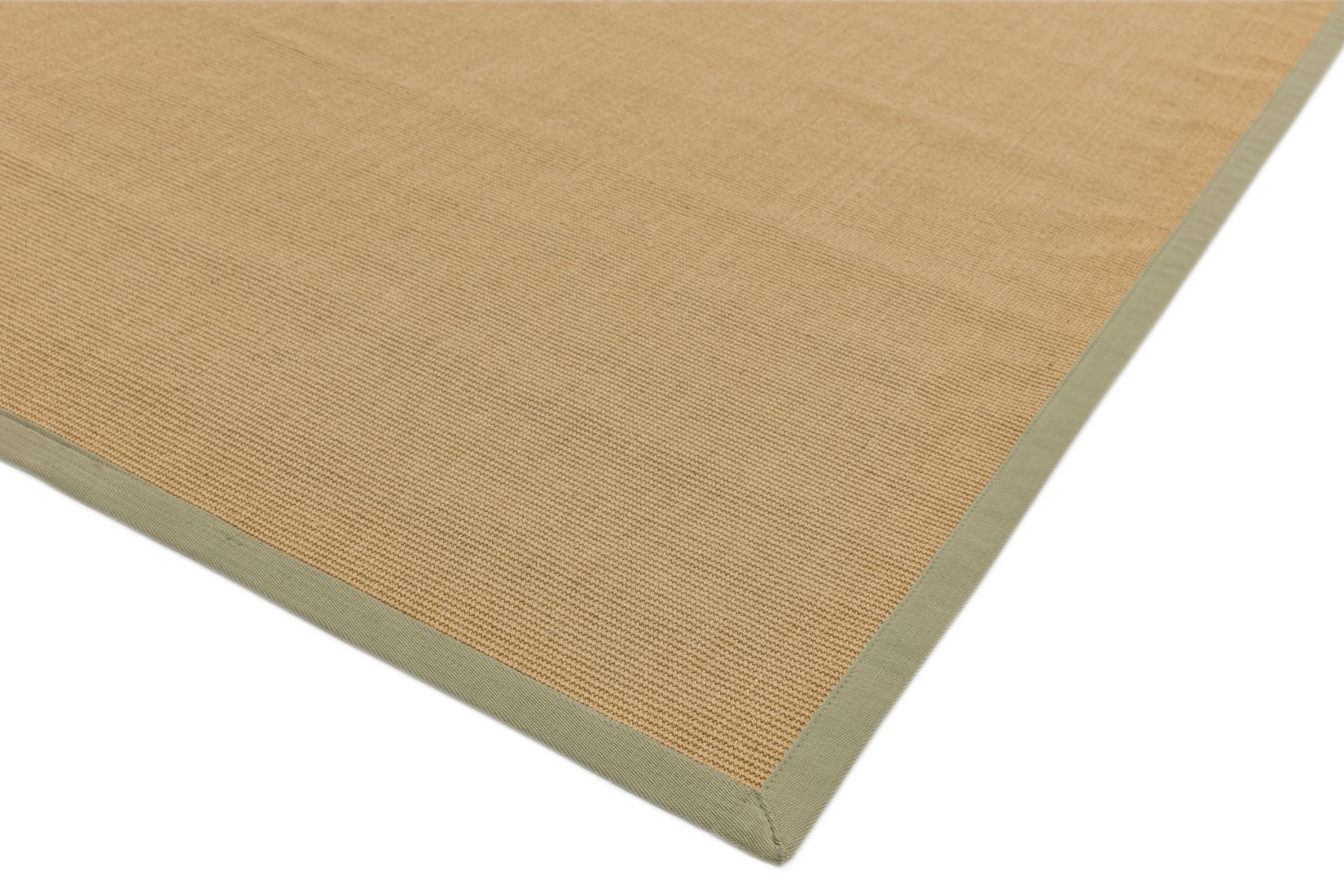 Sisal Anti Slip Hardwearing Rug - Linen/Sage