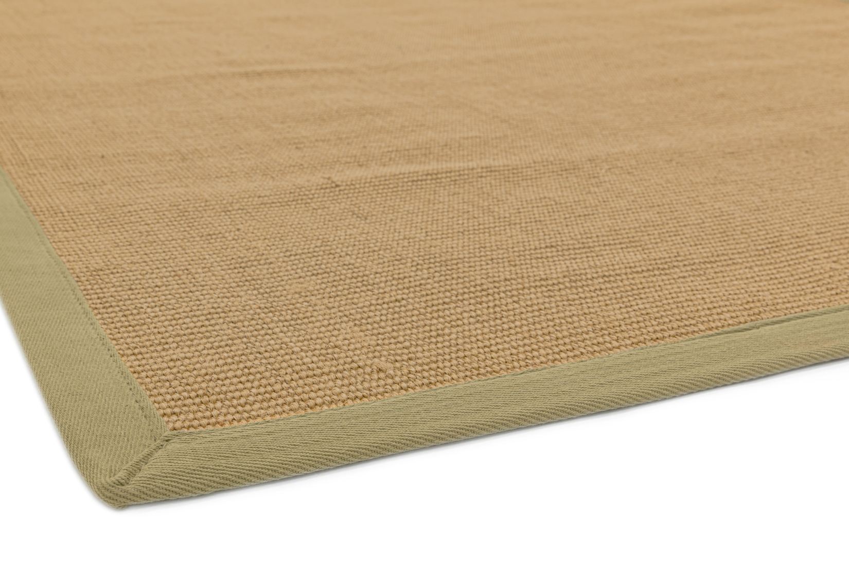 Sisal Anti Slip Hardwearing Rug - Linen/Sage