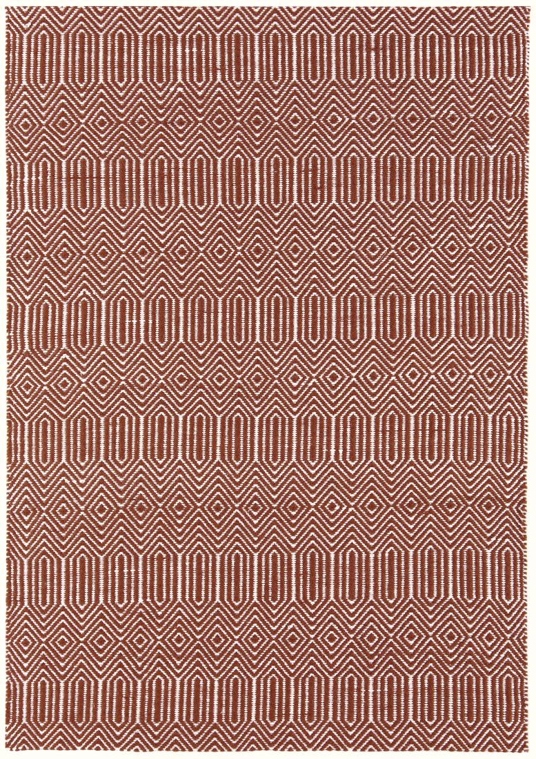 Sloan Geometric Flatweave Cotton Rug - Marsala Sloan Geometric Flatweave Cotton Rug - Marsala