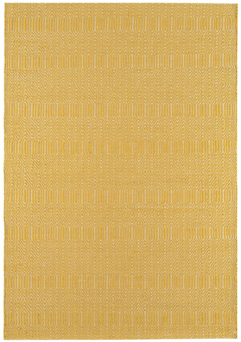 Sloan Geometric Flatweave Cotton Rug - Mustard Sloan Geometric Flatweave Cotton Rug - Mustard