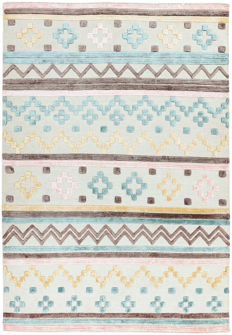 Theo Woven Kelim Rug - Soft Tone Geo Theo Woven Kelim Rug - Soft Tone Geo