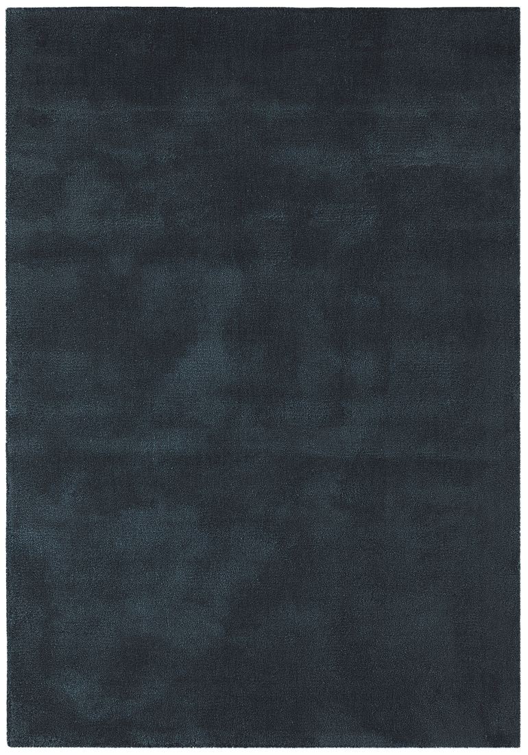 Aran Luxurious Wool & Viscose Rug - Midnight Aran Luxurious Wool & Viscose Rug - Midnight