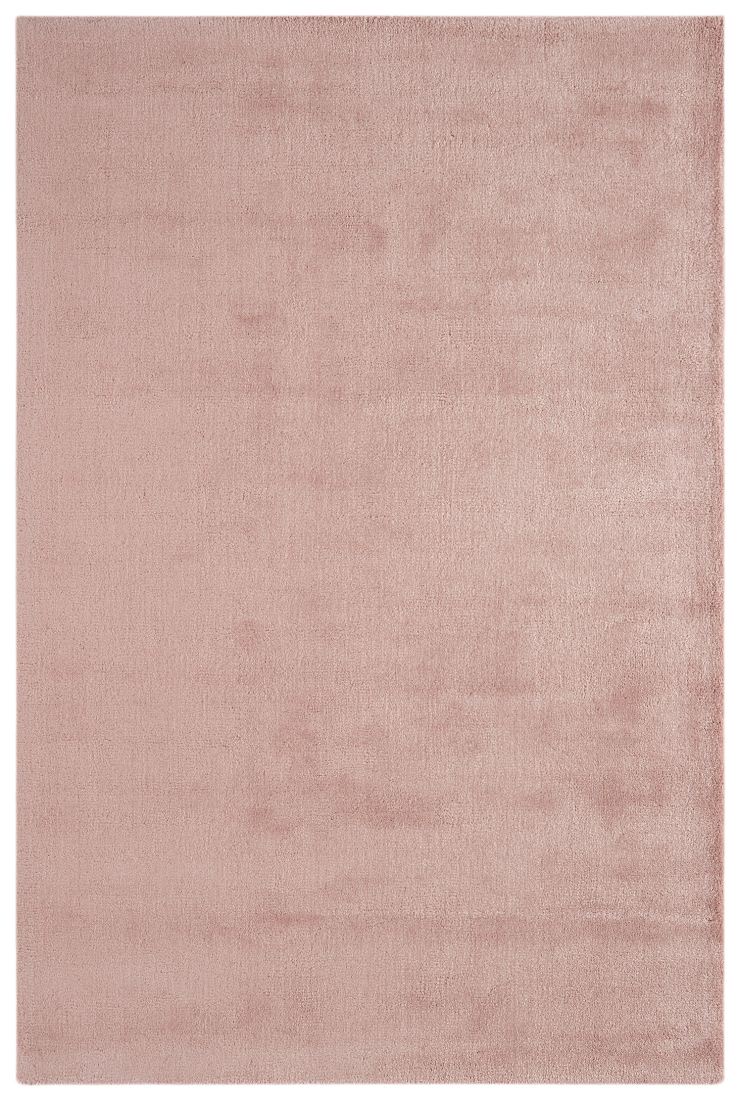Aran Luxurious Wool & Viscose Rug - Rose Pink