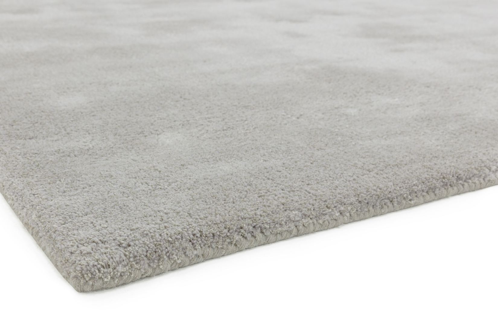 Aran Luxurious Wool & Viscose Rug - Feather Grey Aran Luxurious Wool & Viscose Rug - Feather Grey