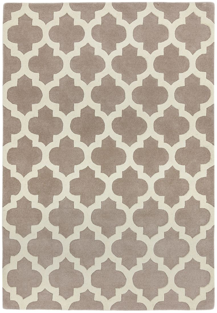 Artisan Luxurious Thick Wool Trellis Rug - Sand Artisan Luxurious Thick Wool Trellis Rug - Sand