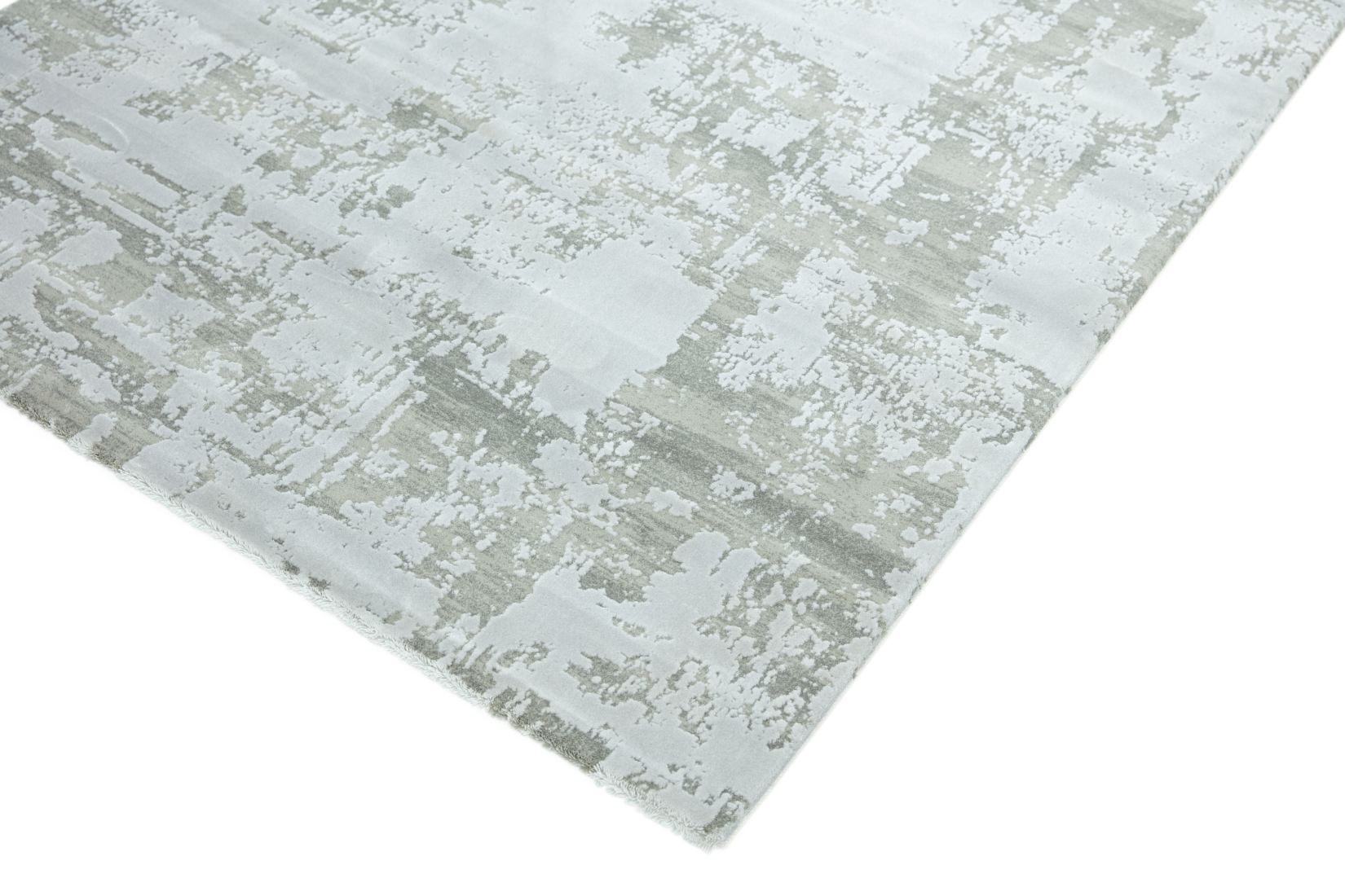 Astral Super Soft Acrylic Rug - Silver AS13