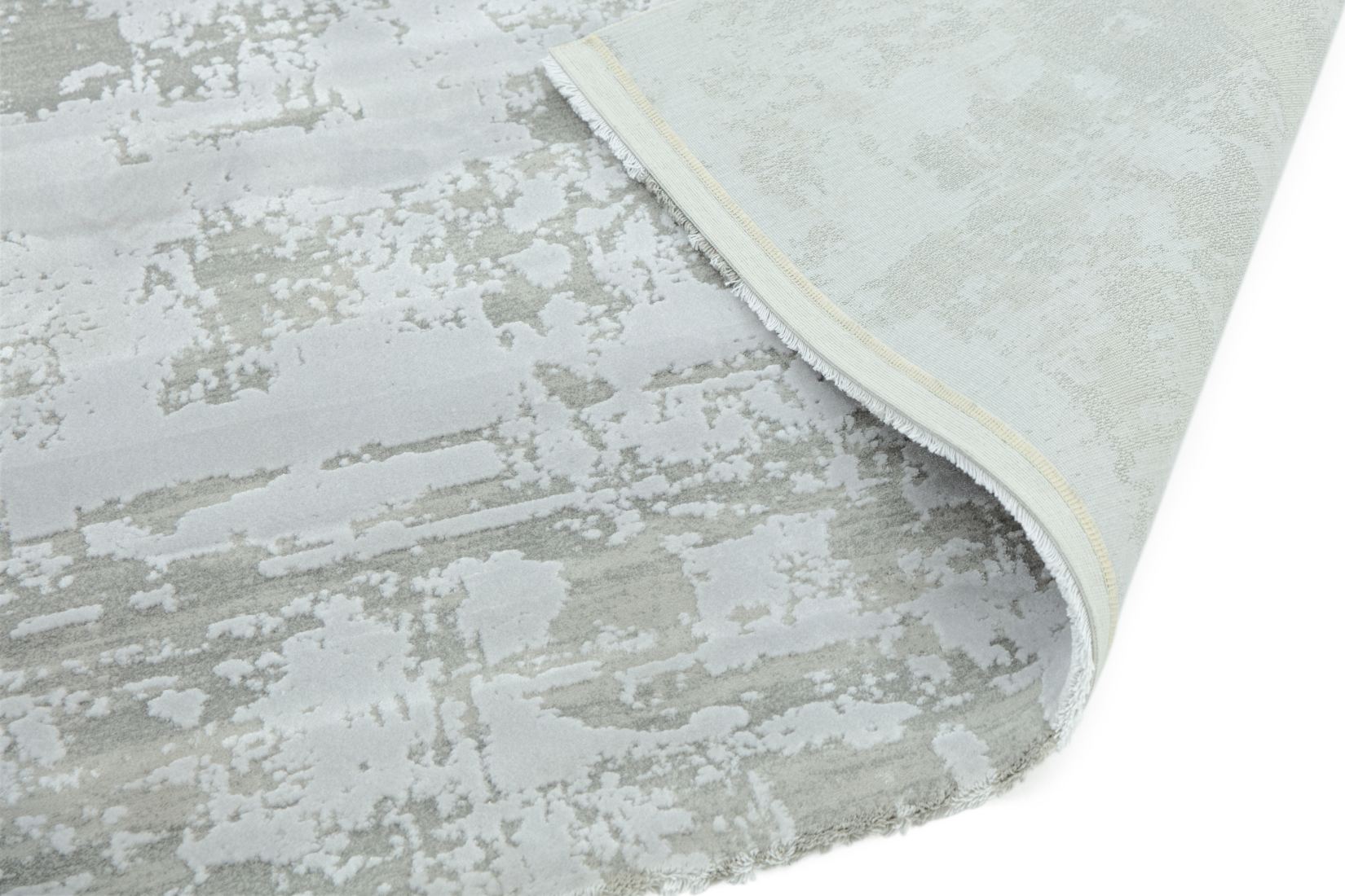 Astral Super Soft Acrylic Rug - Silver AS13
