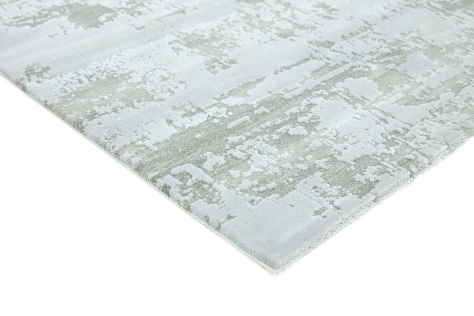 Astral Super Soft Acrylic Rug - Silver AS13