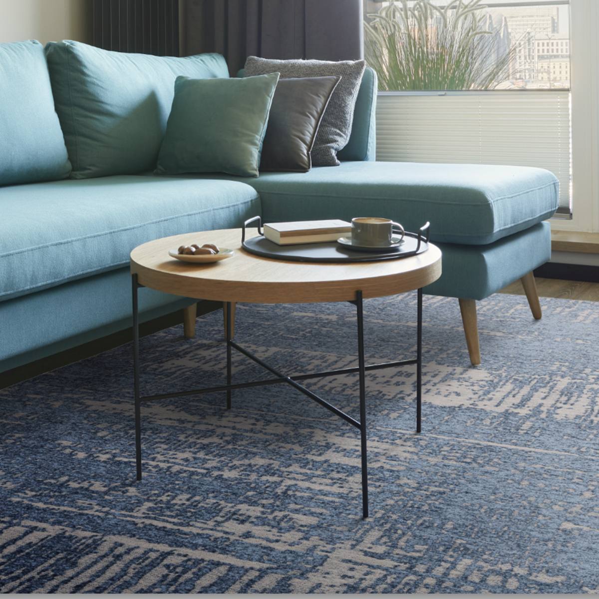 Beau Modern Rug - Denim