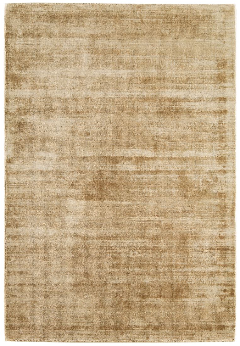 Blade Luxurious Dense Viscose Rug - Champagne