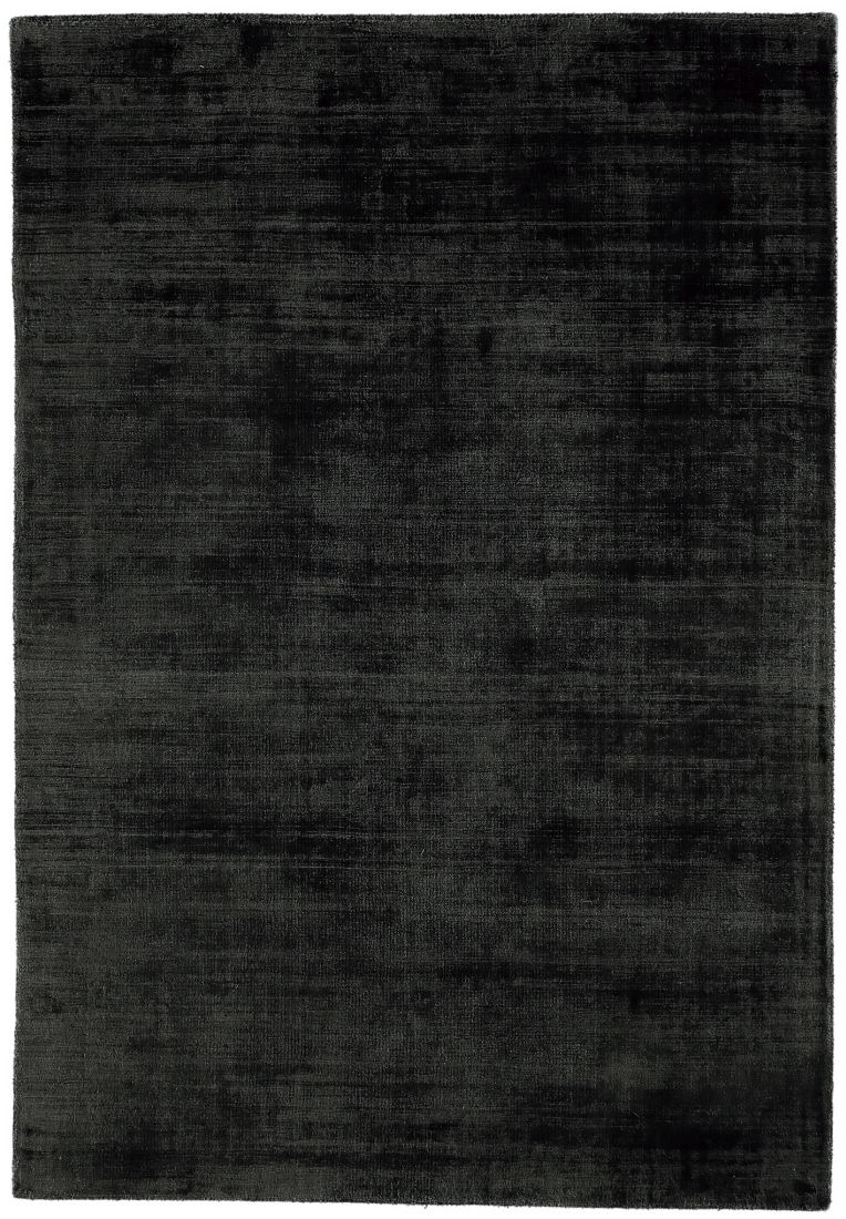 Blade Luxurious Dense Viscose Rug - Charcoal