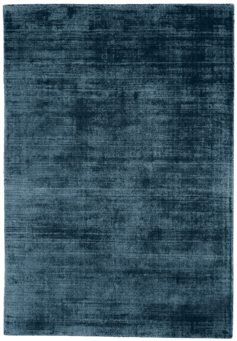 Blade Luxurious Dense Viscose Rug - Teal