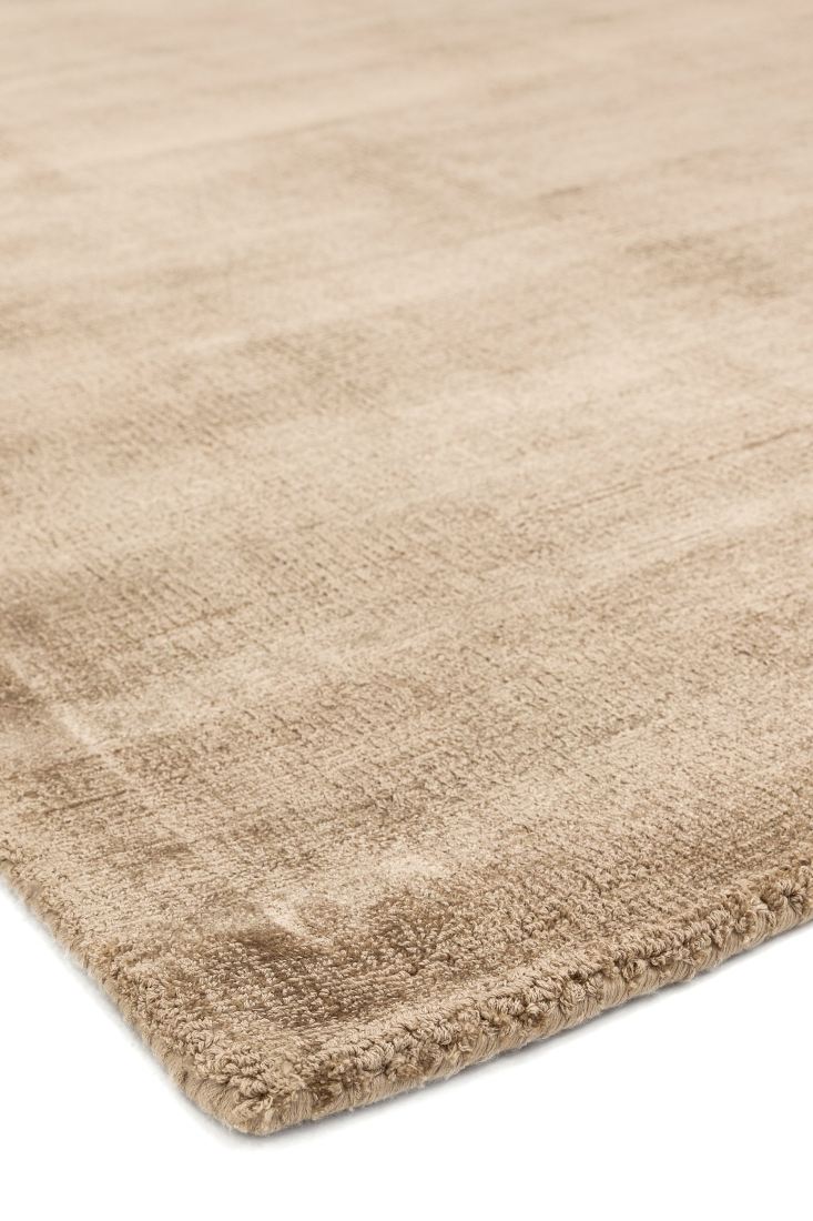 Blade Luxurious Dense Viscose Rug - Champagne