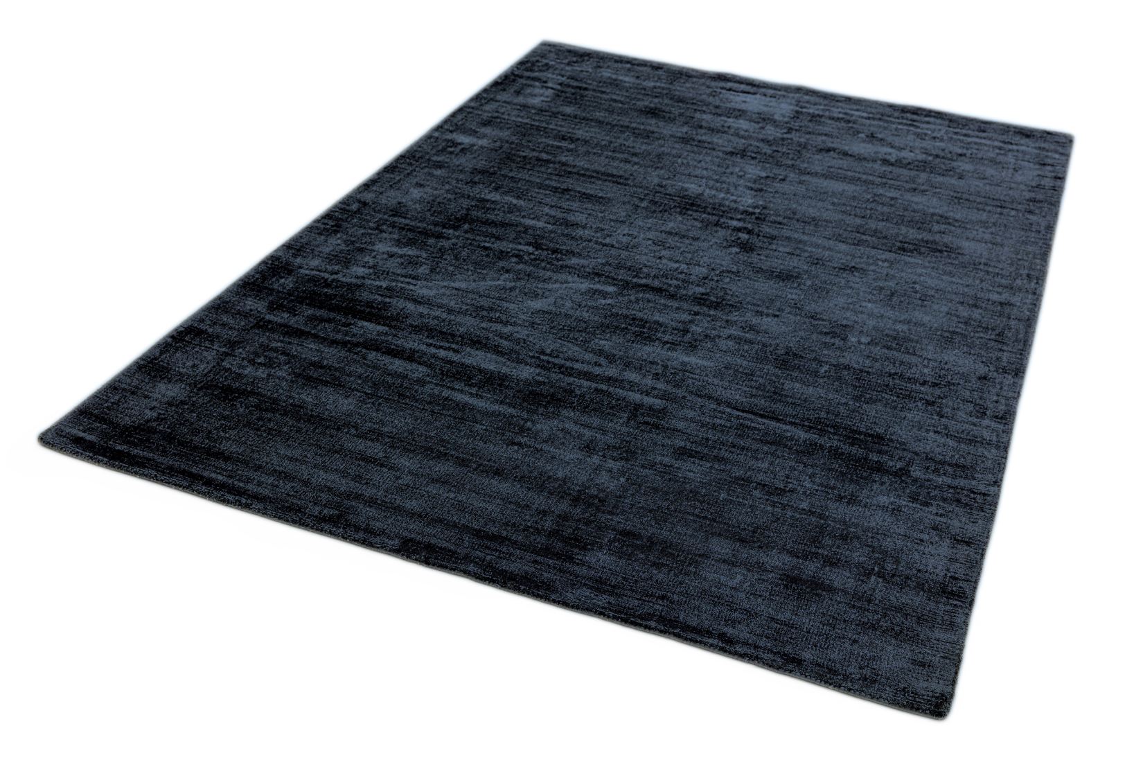 Blade Luxurious Dense Viscose Rug - Navy Blade Luxurious Dense Viscose Rug - Navy