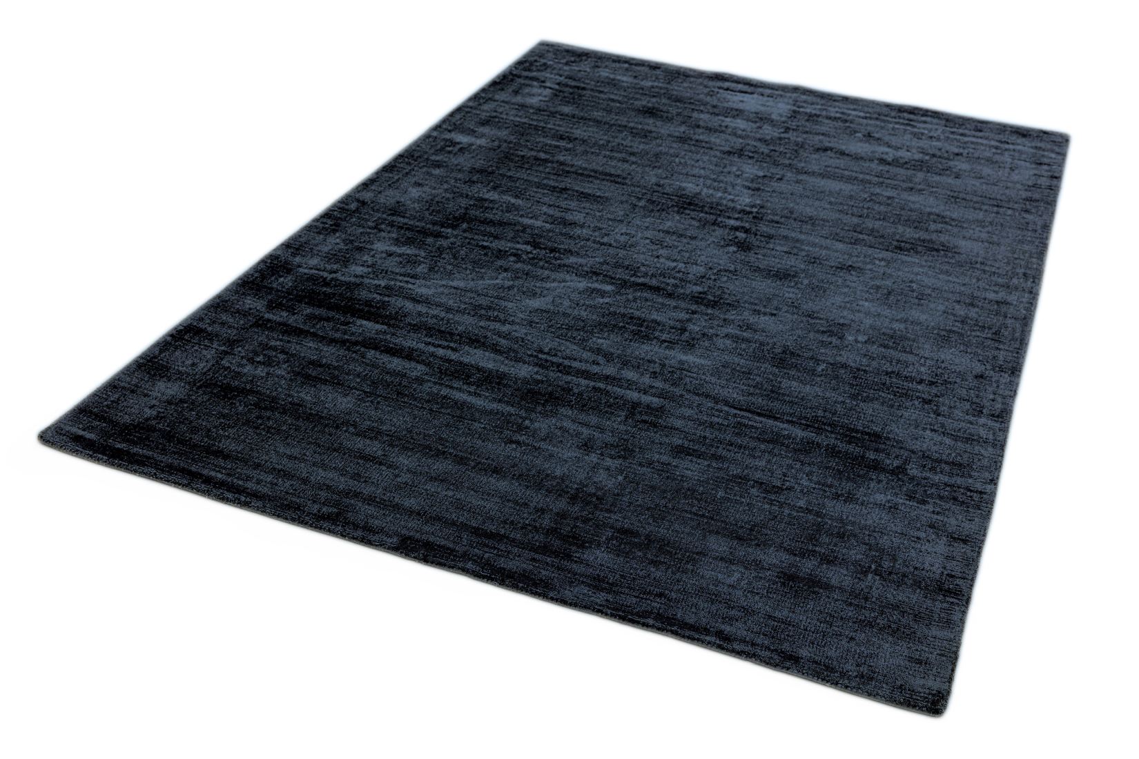 Blade Luxurious Dense Viscose Rug - Navy