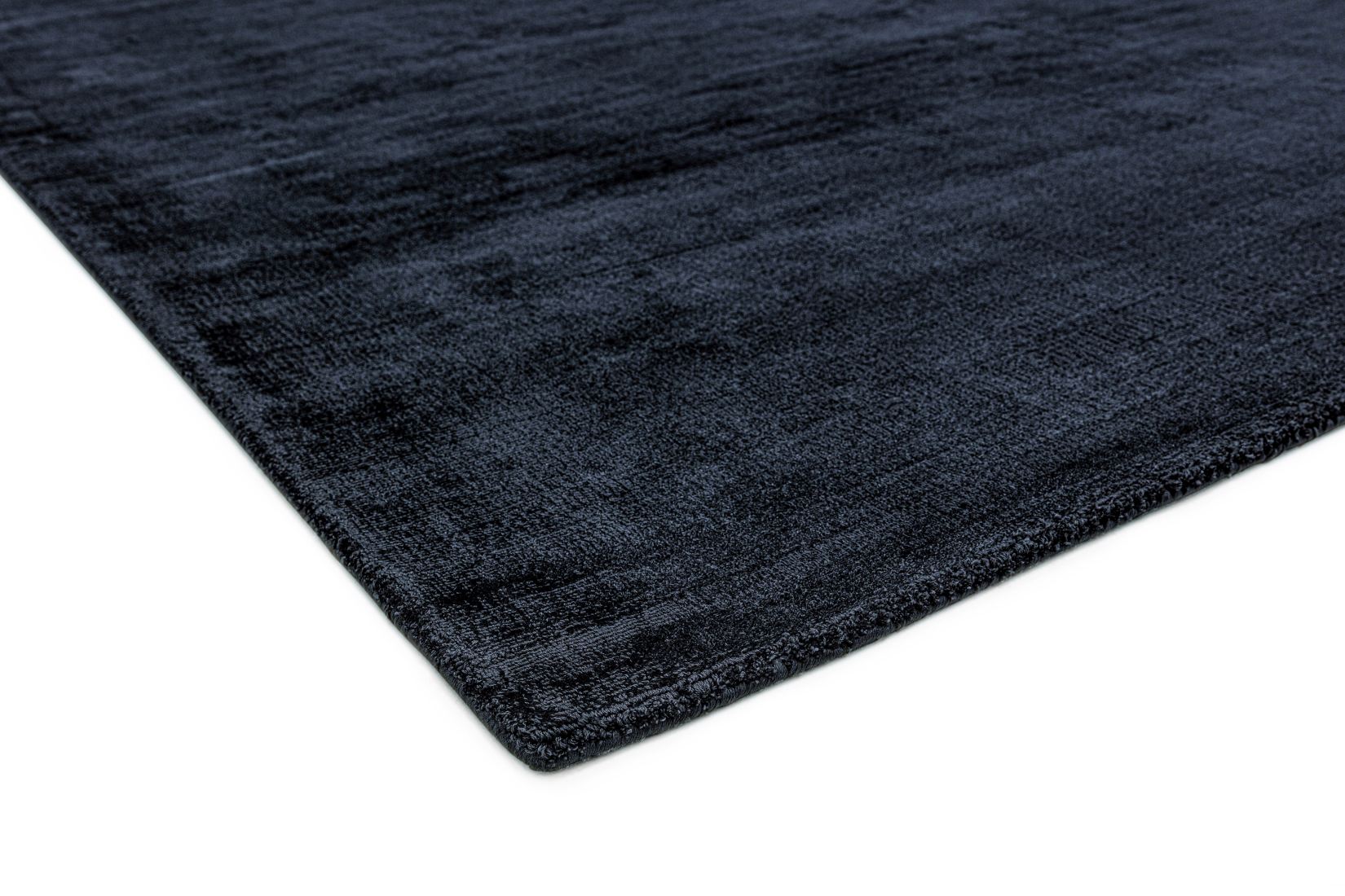 Blade Luxurious Dense Viscose Rug - Navy Blade Luxurious Dense Viscose Rug - Navy