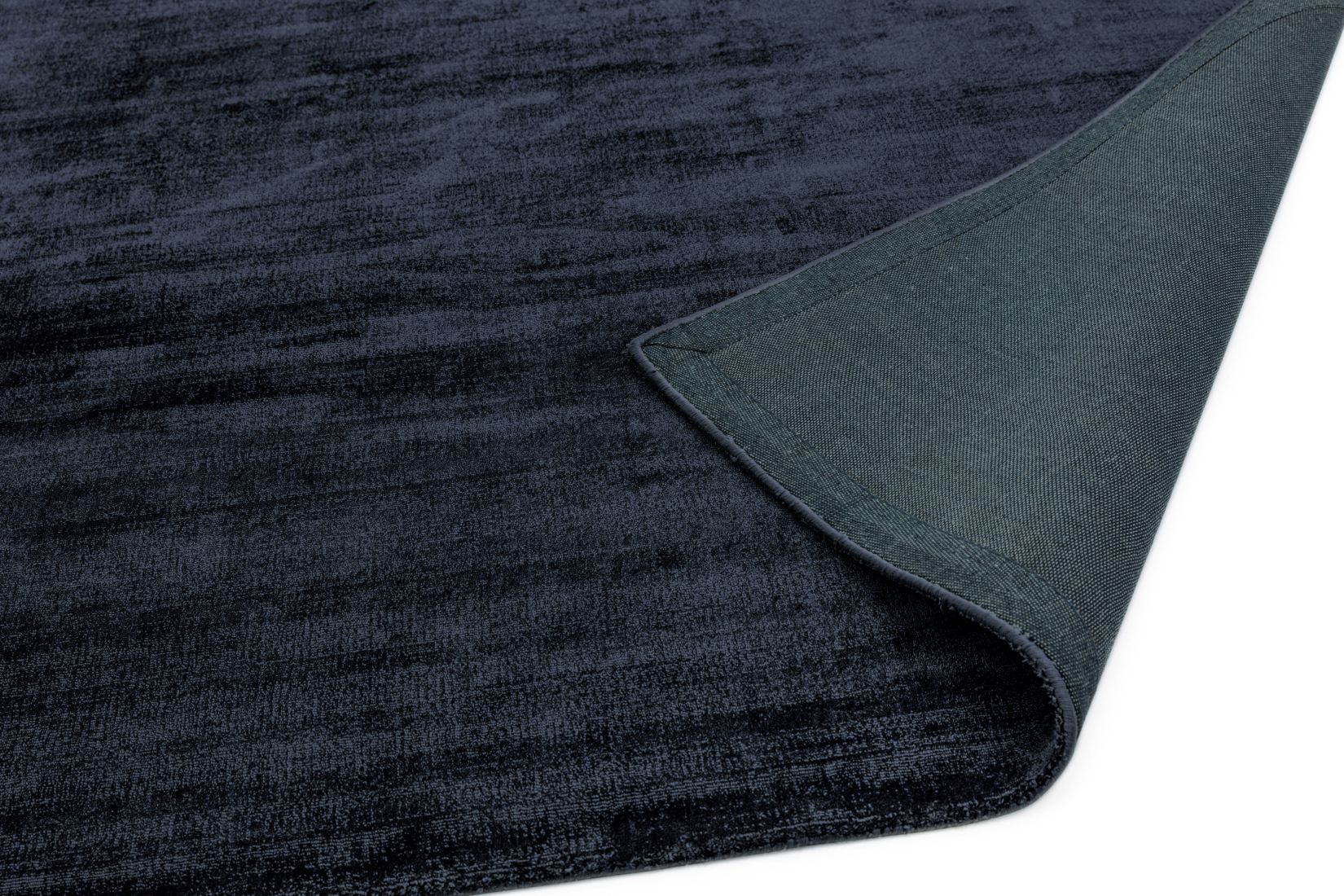 Blade Luxurious Dense Viscose Rug - Navy Blade Luxurious Dense Viscose Rug - Navy