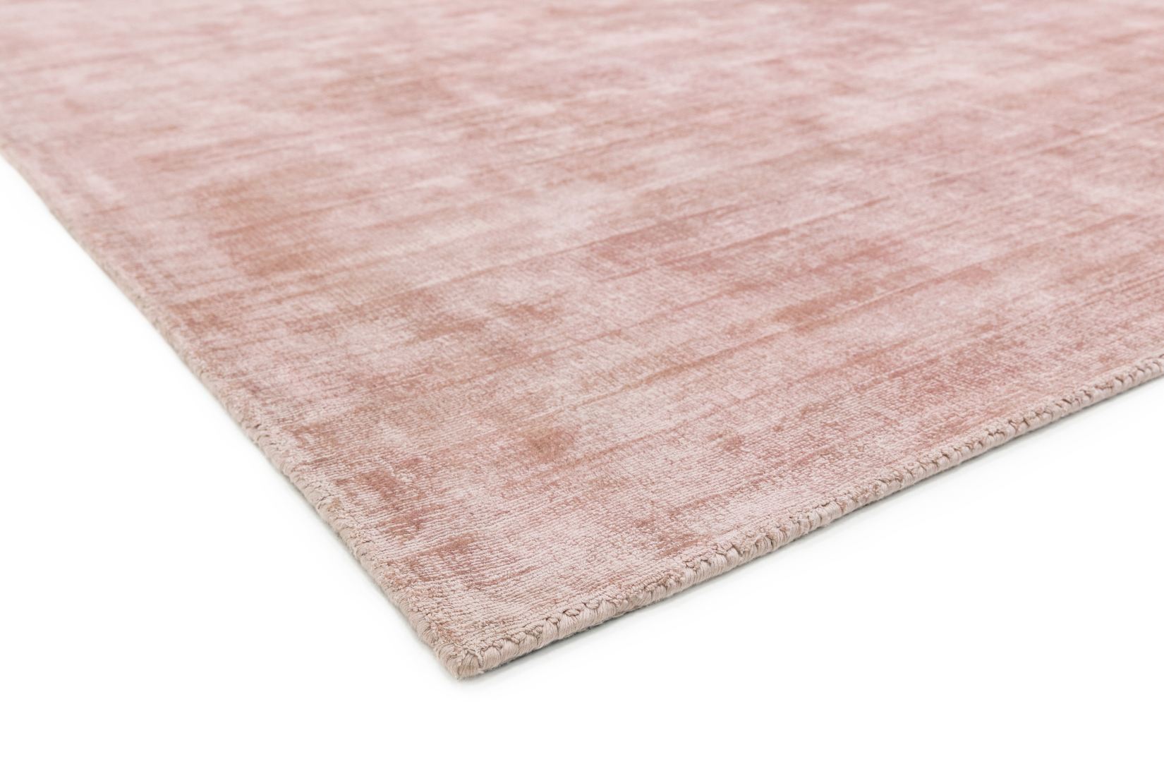 Blade Luxurious Dense Viscose Rug - Pink