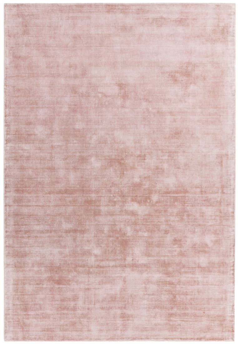 Blade Luxurious Dense Viscose Rug - Pink