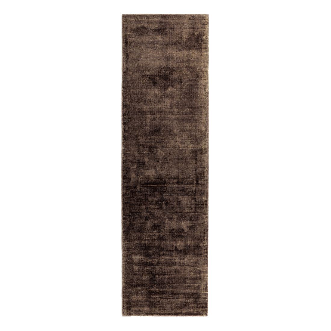 Blade Luxurious Dense Viscose Runner - Chocolate