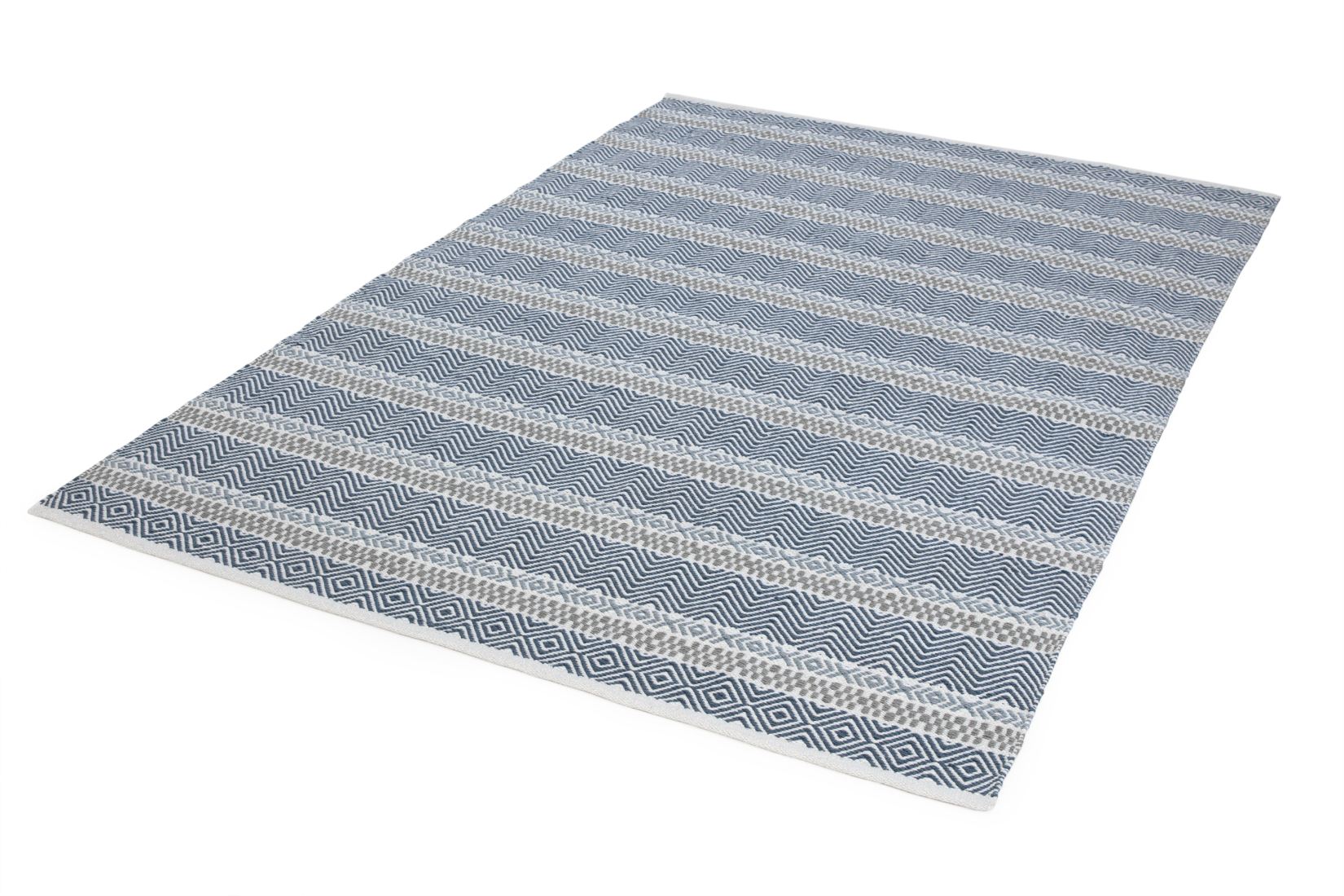 Boardwalk Striped Rug - Blue Multi 