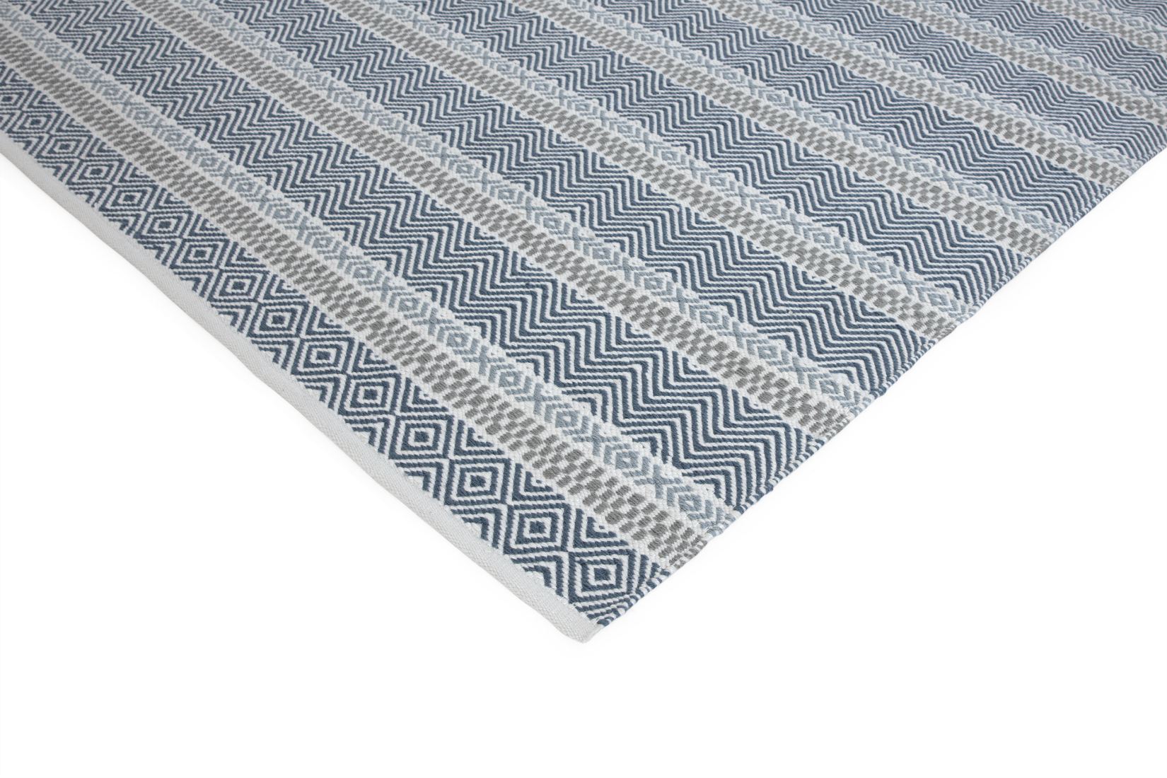 Boardwalk Striped Rug - Blue Multi 