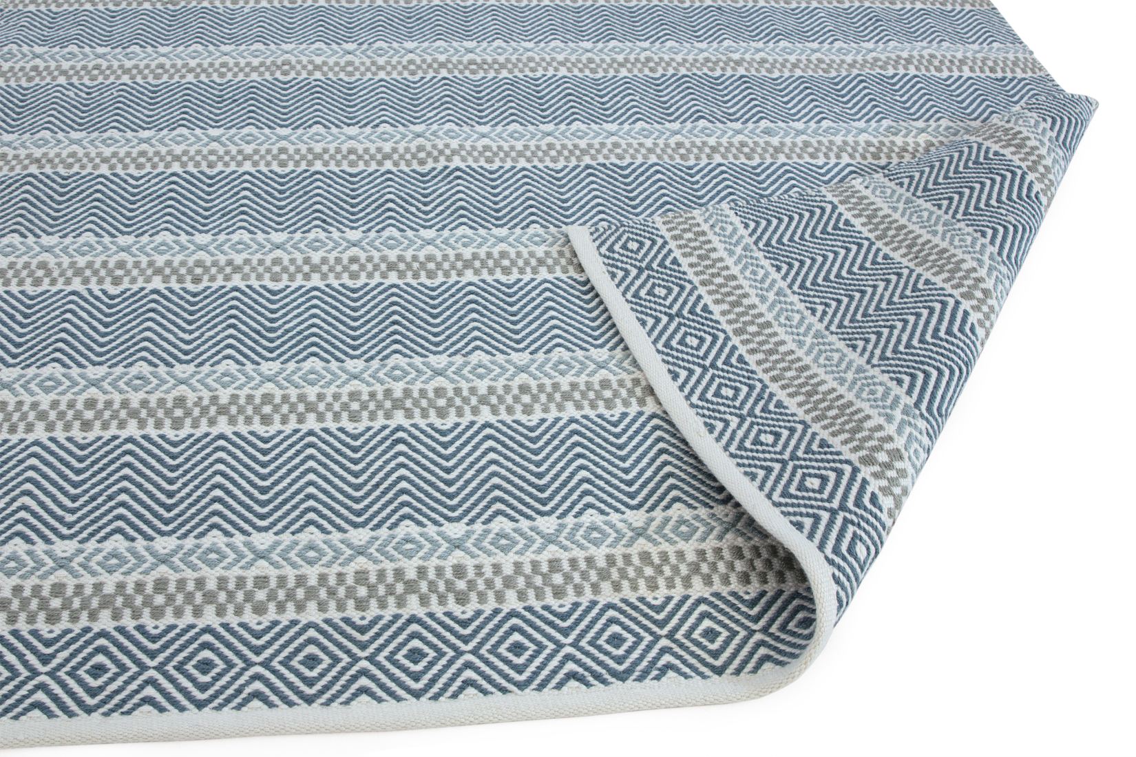 Boardwalk Striped Rug - Blue Multi 