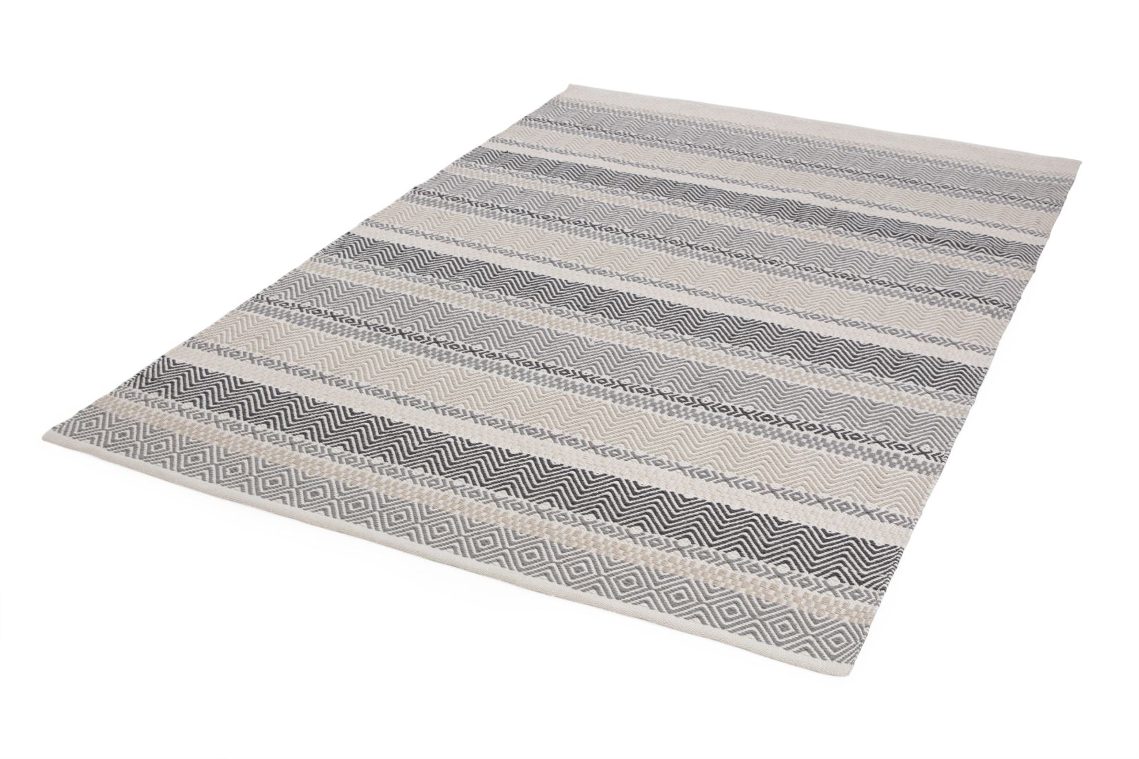 Boardwalk Striped Rug - Grey Multi 