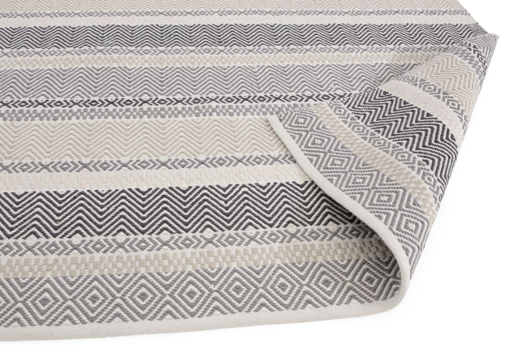 Boardwalk Striped Rug - Grey Multi 