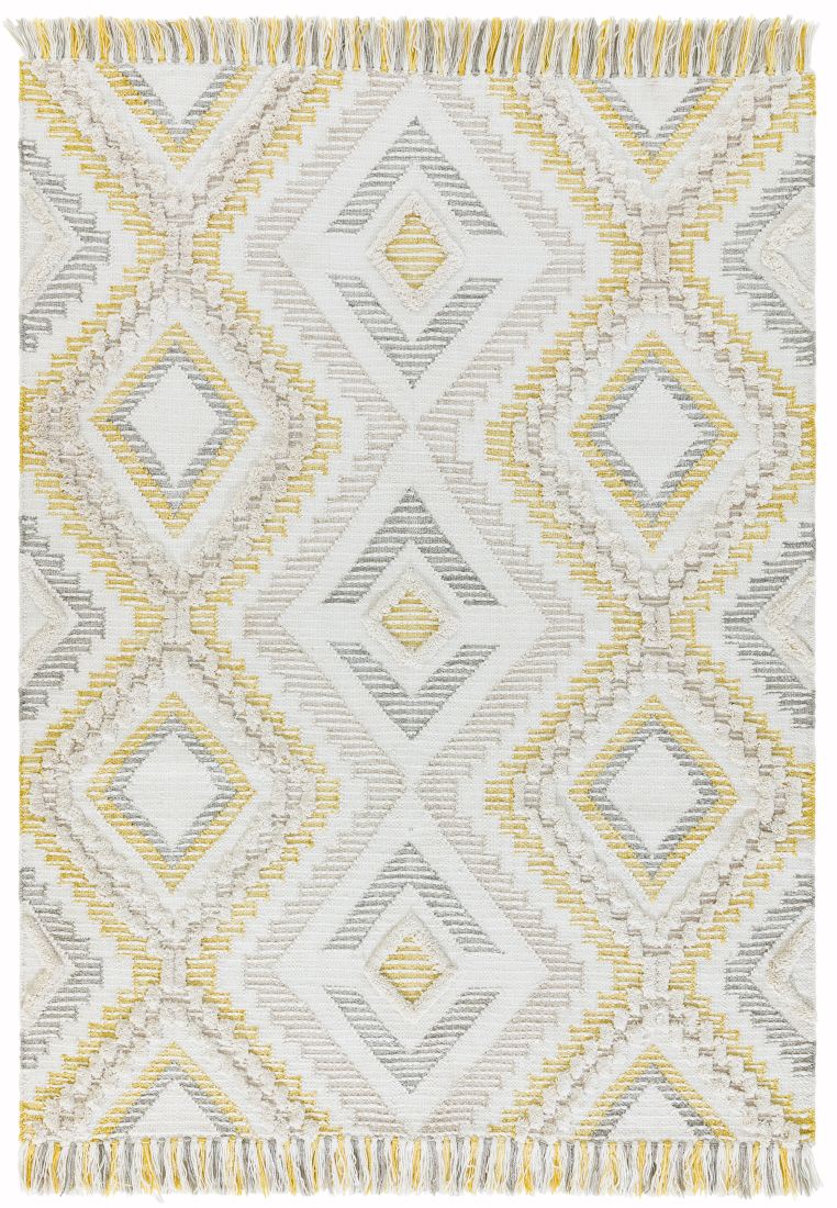 Carlton Geometric Rug - Mustard