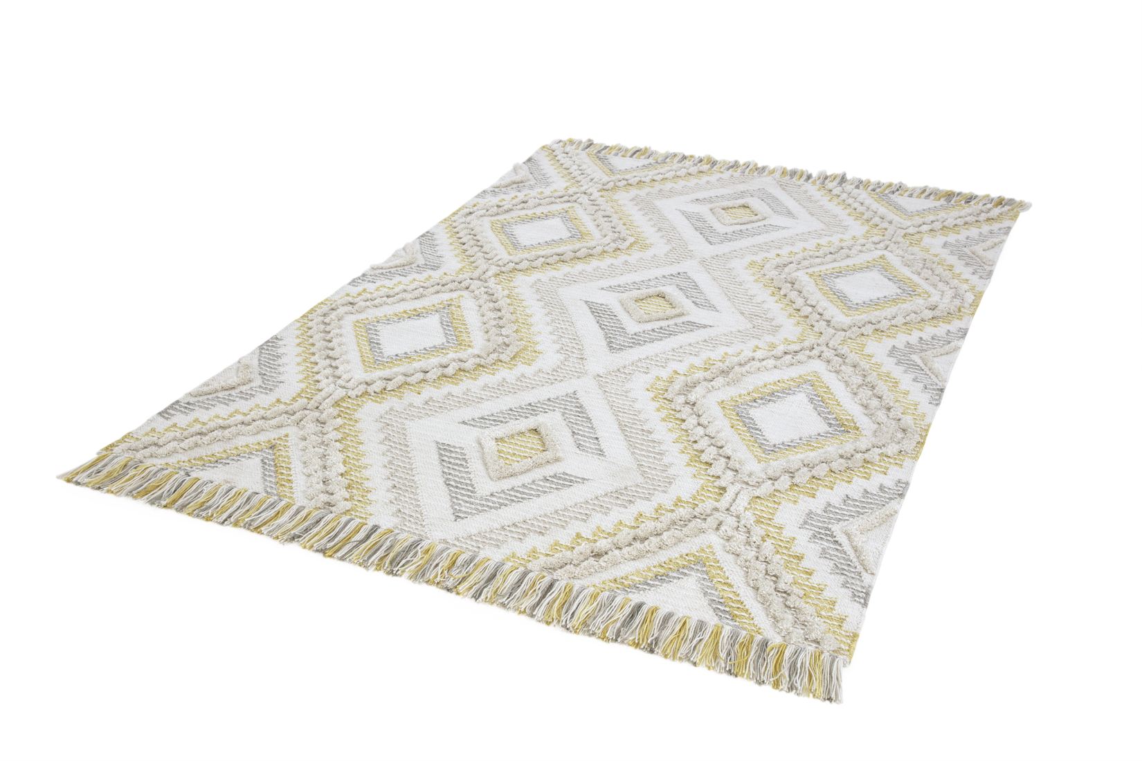 Carlton Geometric Rug - Mustard