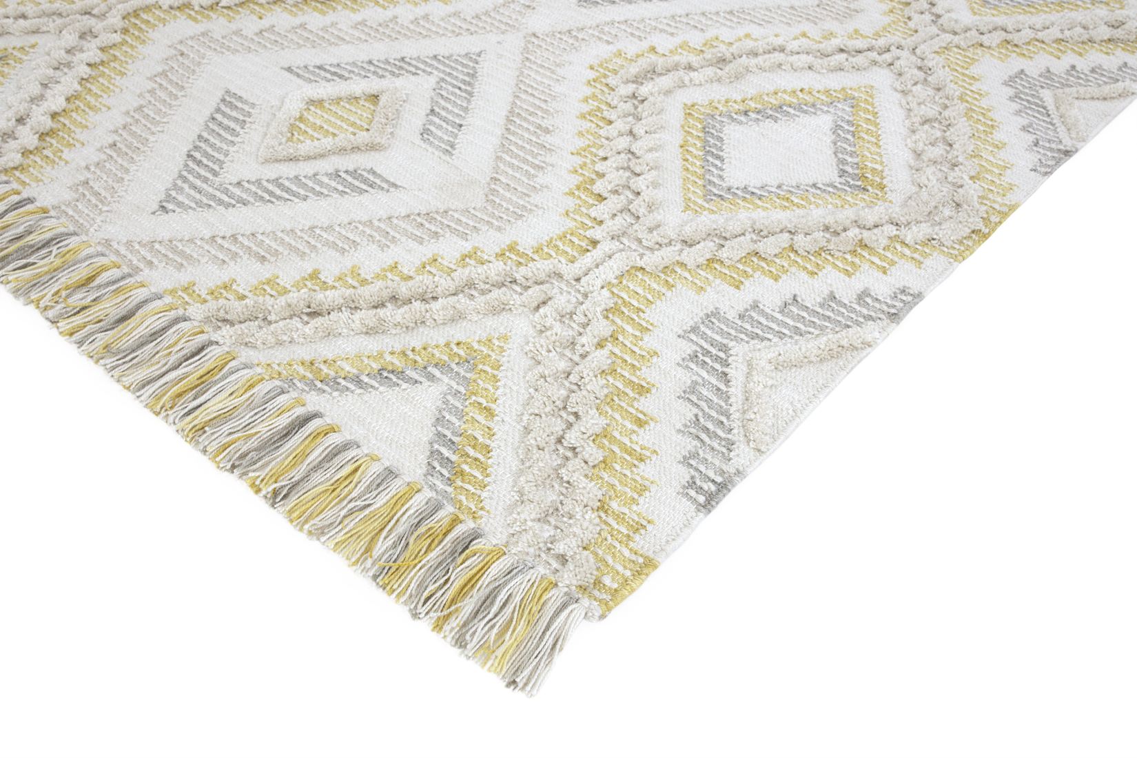 Carlton Geometric Rug - Mustard